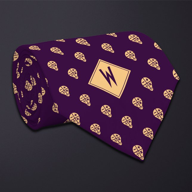 Cravate Prof de maths arithmétique Violet (Créateur téléchargé)