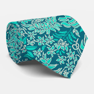 Cravate Protea hawaïen de matin de Kauai floral