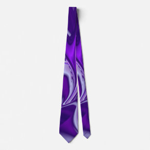 Cravate Purple Dream, Imaginaire Abstrait Rainbow-Art