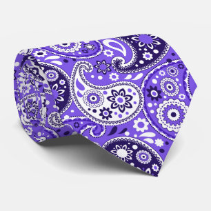 Cravate Purple Paisley Fancy Texas Country Western
