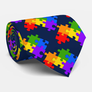 Cravate Puzzle de LGBT