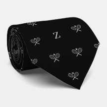 Rackets de Tennis Doubles Balle Monogramme Initial