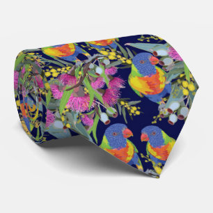 Cravate Rainbow Lorikeet
