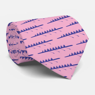 Cravate Rameurs Rowing DIY Couleurs 8 Équipe Équipage Rose