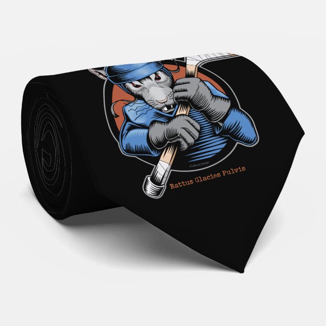 Cravate Rat de hockey (Roulé)