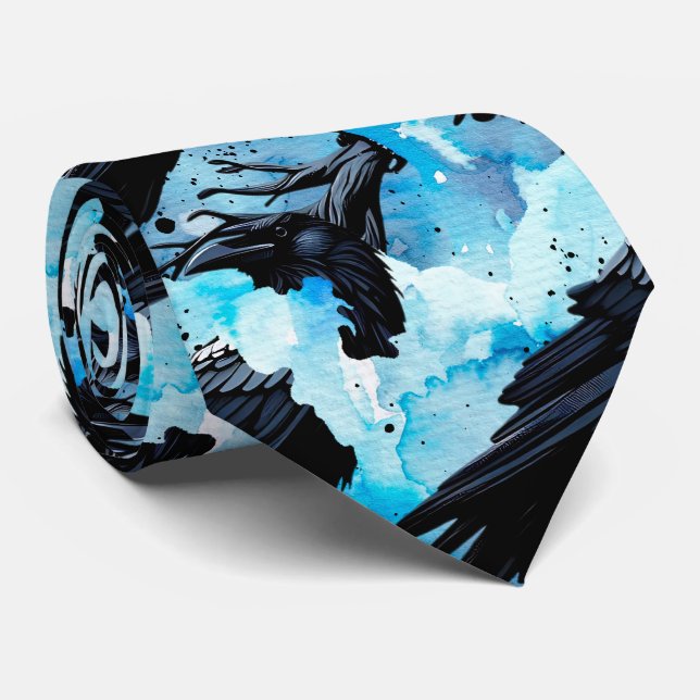 Cravate Raven Neck Tie (Roulé)