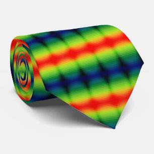 Cravate Rayures arc-en-ciel