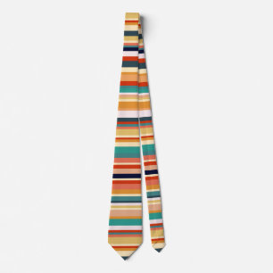 Cravate rayures mexicaines