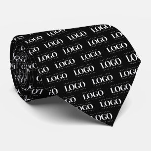 Cravate Rectangle Logo personnalisé Motif Entreprise