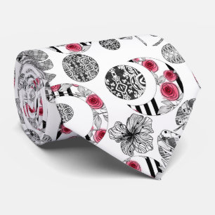 Cravate Red and Black, Quilting, Patchwork, Rustic, Modern