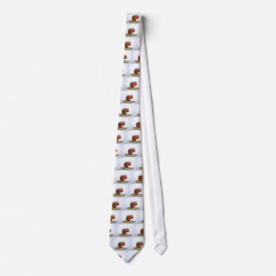 Cravate Red Squirrel pine cone