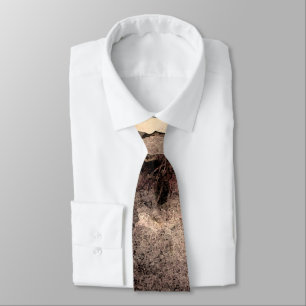 Cravate régulière chic minable de fleur d'amande