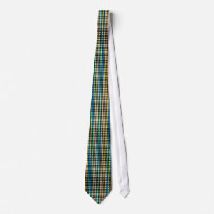 Cravate Retro dots stripes Rainbow Tie