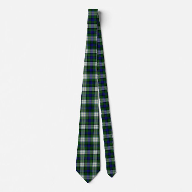 Cravate Robe Black Watch Tartan moderne Plaid Motif (Devant)