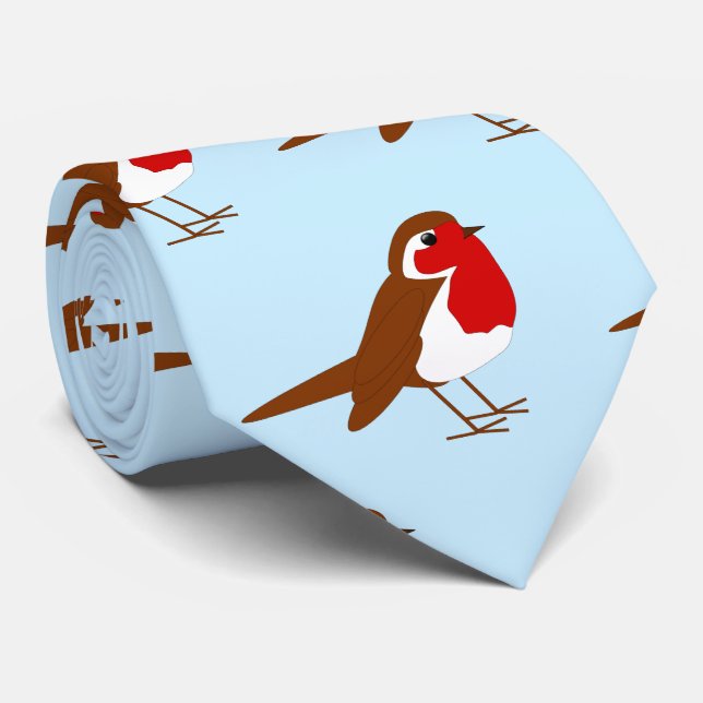 Cravate Robin Design (Roulé)