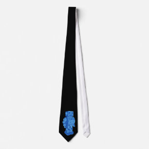 Cravate Robot bleu