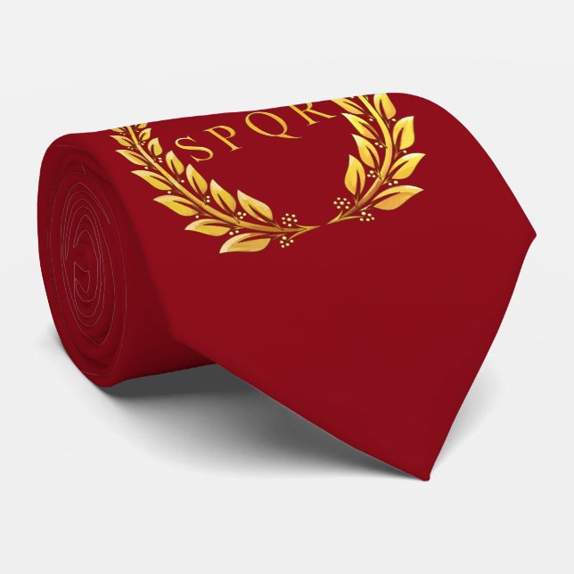 Cravate romaine de laurier de SPQR (Roulé)