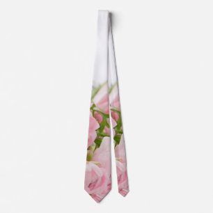 Cravate Romantique Mariage Love Soft Rose Flower Bouquet