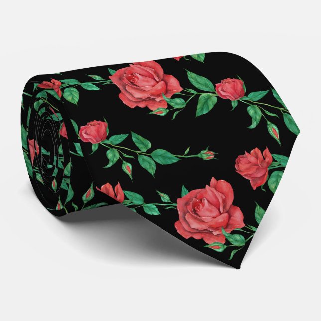 Cravate rose (Roulé)