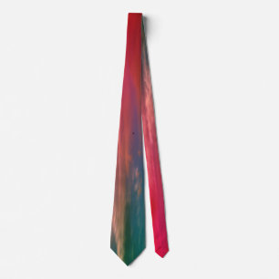 Cravate rose et vert d'Ombre