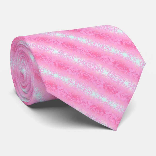 Cravate Rose Tendre - Redoutable (Roulé)