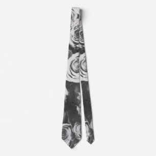 Cravate Roses noirs