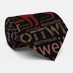 Cravate Rottweiler - motif de Metzgerhund