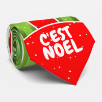 Rouge Blanc et Vert avec texte C'est Noel sur