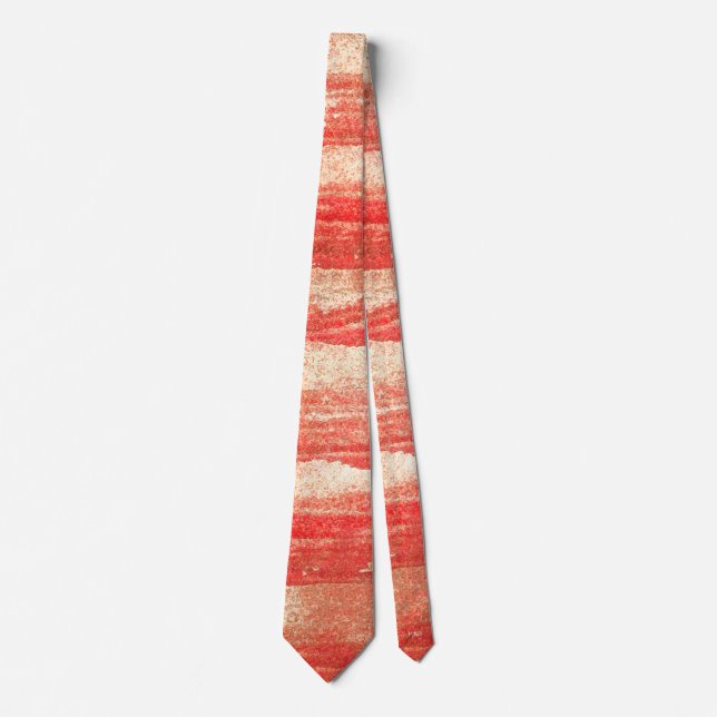 Cravate rouge Sandstone (Devant)
