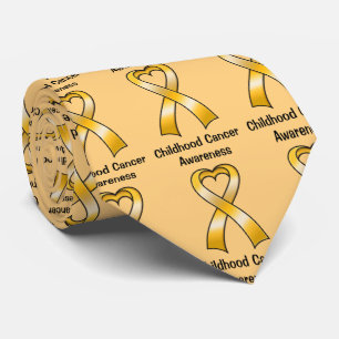 Cravate Ruban cardiaque du cancer de l'enfant