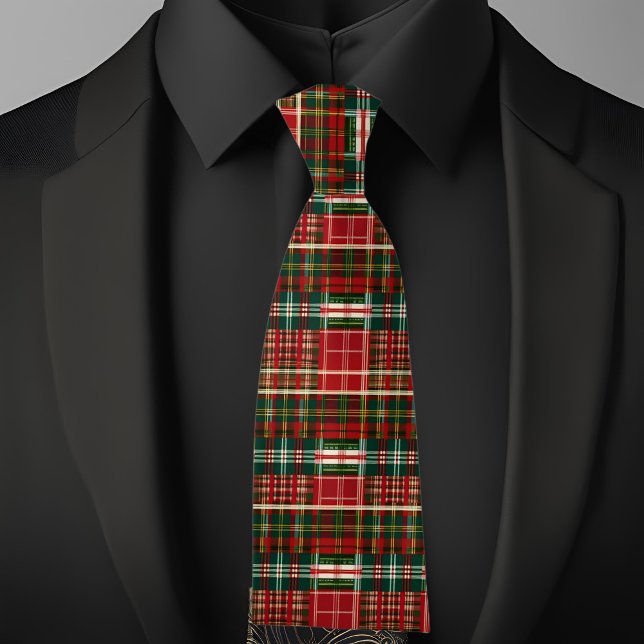 Cravate Russe Holiday Plaid (Créateur téléchargé)