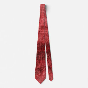 Cravate Rustique rouge