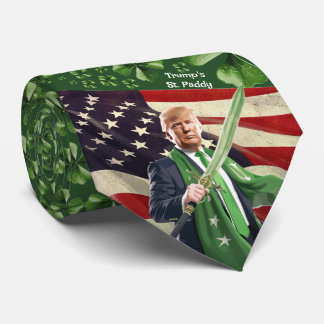 Cravate Saint Paddy de Trump