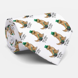 Cravate Saint Patrick's Day Golden Retriever Chien