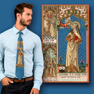 Cravate Sainte Thérèse d'Avila (Détail du panneau de droit