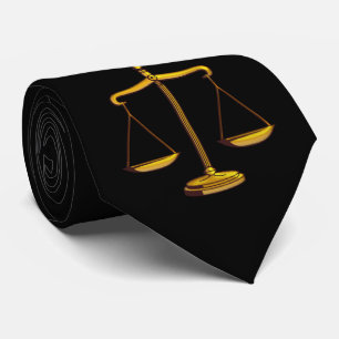 Cravate Scales de justice  Avocats et cadeaux