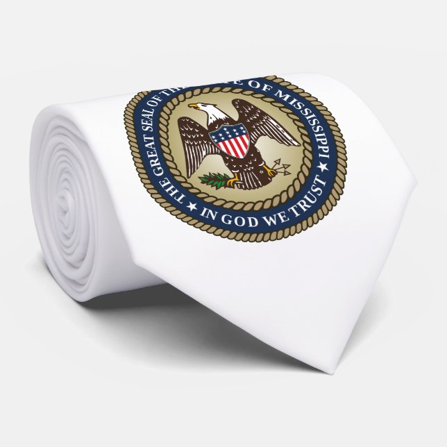 Cravate Sceau du Mississippi (Roulé)