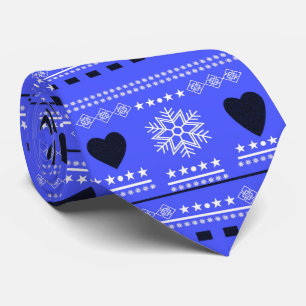 Cravate Scène d'hiver scandinave