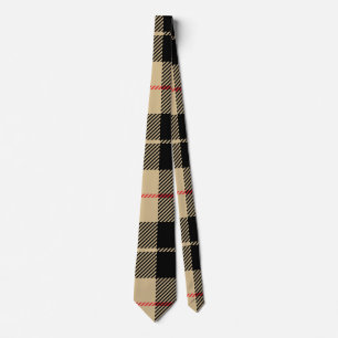 Cravate  Scottish Tartan À damiers Plaid Motif