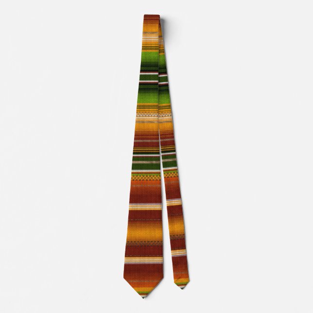Cravate Serape mexicain #1 (Devant)