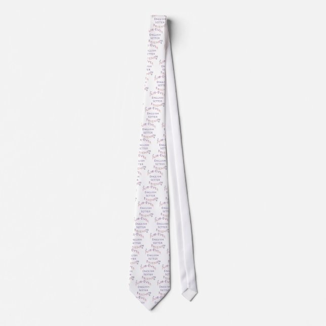 Cravate Setter Furever anglais (Devant)