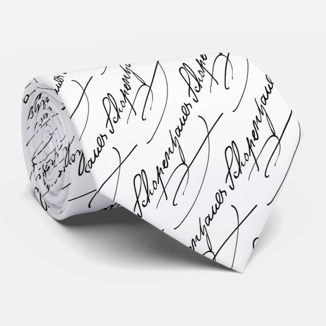 Cravate Signature Schopenhauer (Roulé)