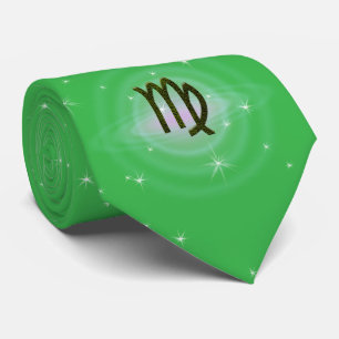 Cravate Signe astrologique Virgo Zodiac couleur Pick