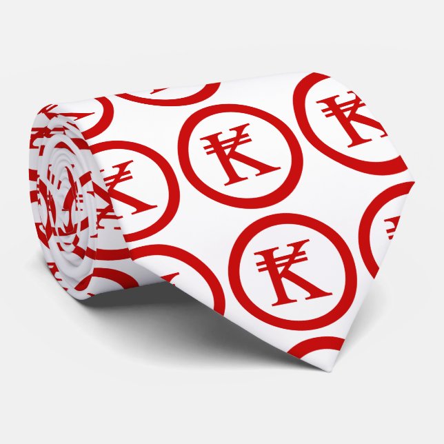 Cravate SIGNE D'ARGENT Laos Kip Lao / Laotien (Roulé)