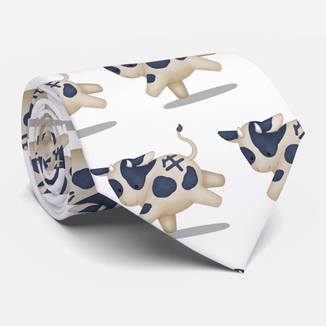 Cravate SIGNE D'Astrologie Zodiac Ox Cute (Roulé)