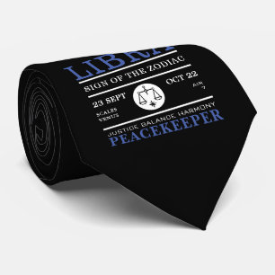 Cravate Signe du zodiaque de la Balance, astrologique