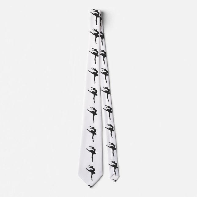 Cravate Silhouette de la ballerine (Devant)