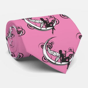 Cravate Silhouette velue Lune Thunder_Cove