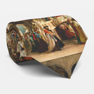 Cravate Simchat Torah par le cerf de Solomon - Circa 1850