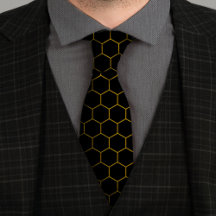 Simple et élégant motif de nid d'abeille jaune noi